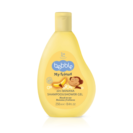Bebble MyFriend 2in1 Banana Shampoo & Shower Gel 250 ml