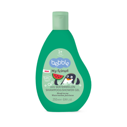 Bebble MyFriend 2in1 Watermelon Shampoo & Shower Gel 250 ml