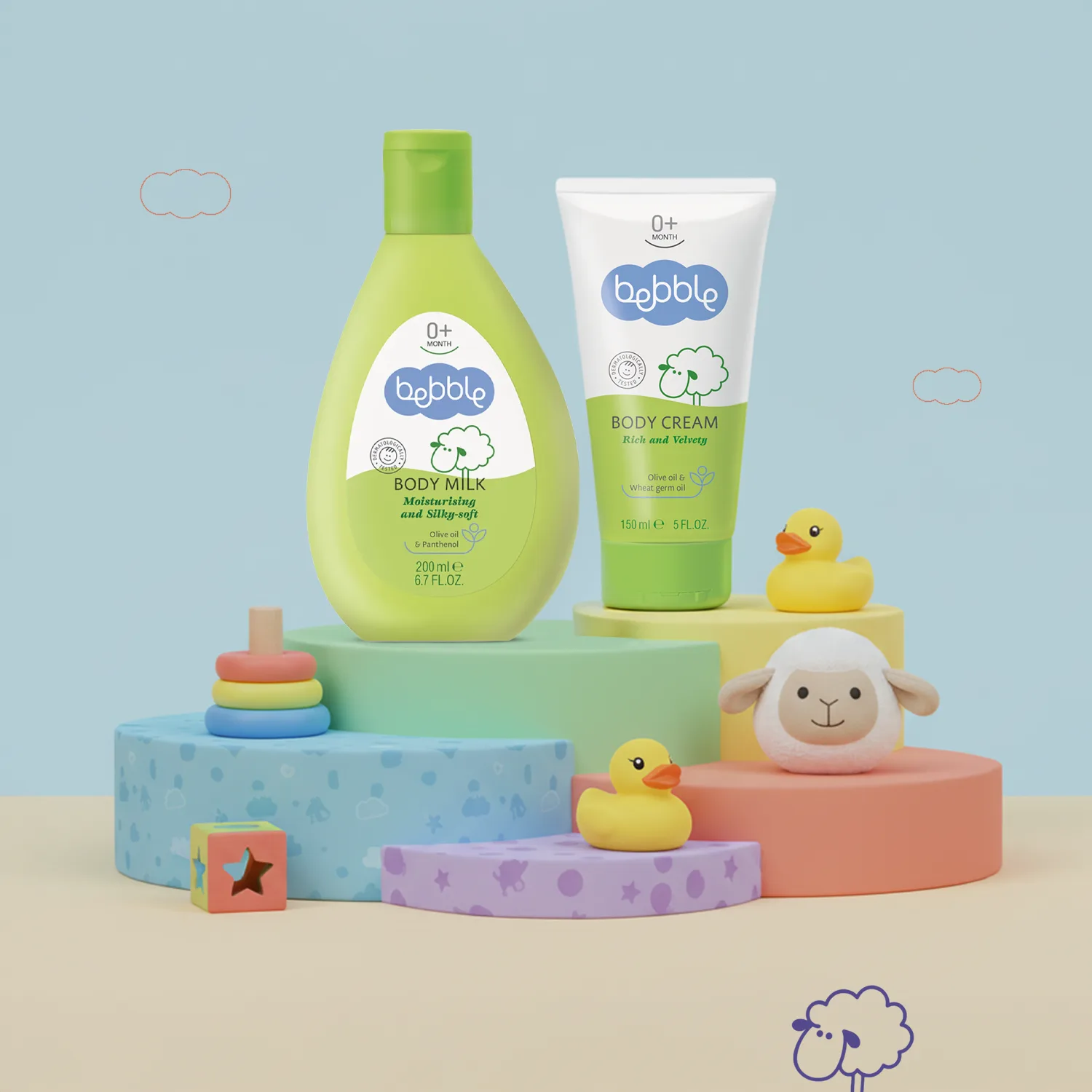 Bebble Deep Moisturizing bundel (Natural Nourishment & Superior Protection) - Image 1