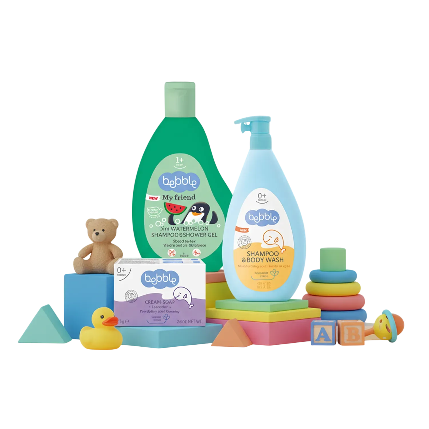 Bebble Triple Bath Bundel Long-Lasting Freshness & Cleanliness - Image 1