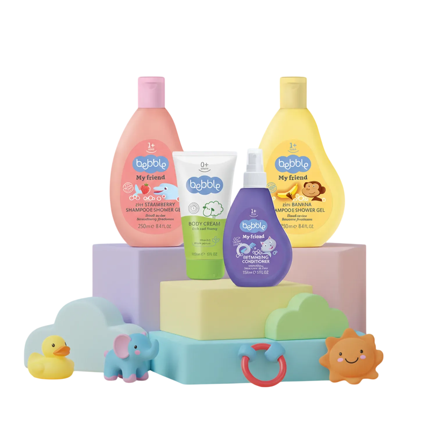 Bebble Daily Care Bundel for Shiny Hair and Soft Skin - Image 1